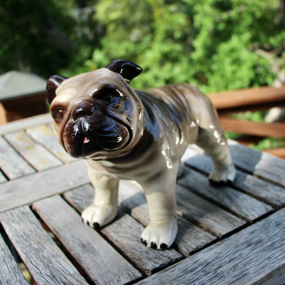 Vintage Ceramic French Bulldog